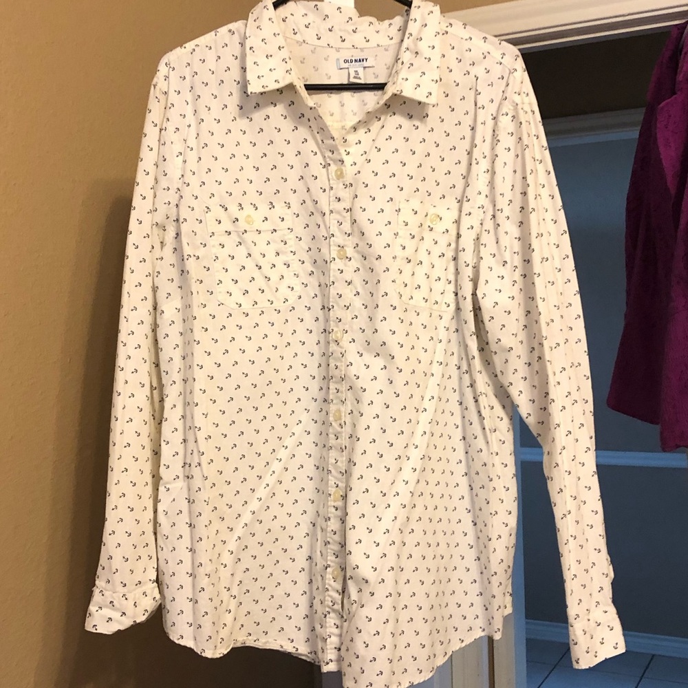 Old navy anchor button-down